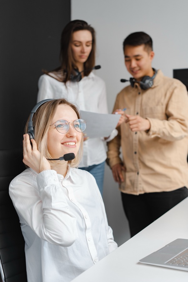 ConfigWorld support team assisting a client